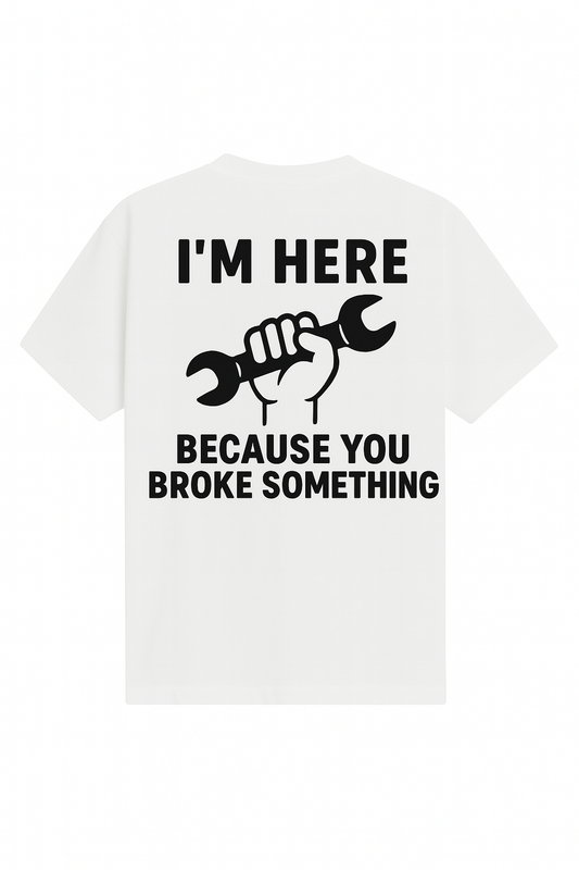 Broke Something Kids T-shirt