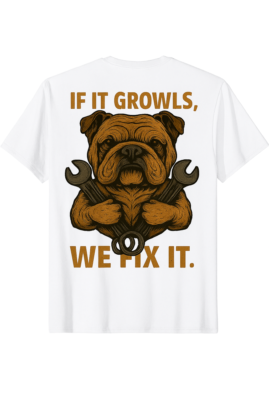 Bulldog T-shirt – H&H Mechanic Merchandise